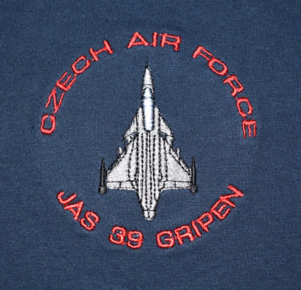 Triko s výšivkou GRIPEN CzAF - Image 2