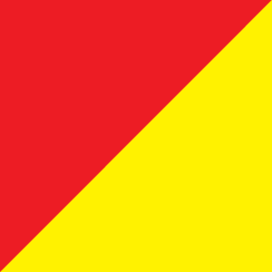 červená/žlutá