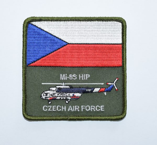 Nášivka Mi-8S HIP s vlajkou